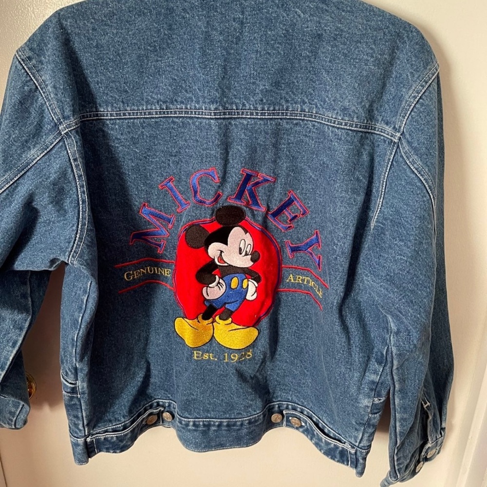 Vintage Mickey Mouse Disney Denim Jacket
